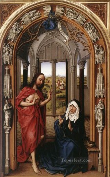 vincent laurensz van der vinne Painting - Miraflores Altarpiece right panel Rogier van der Weyden